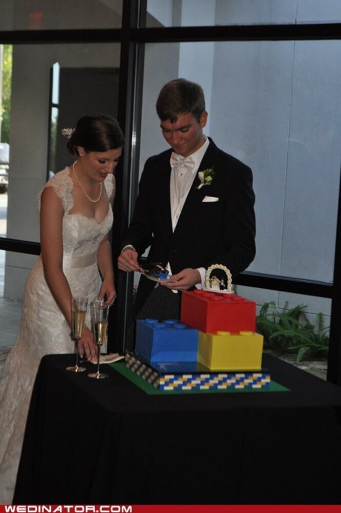 Funny, odd wedding cakes