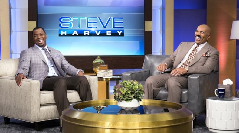 Kordell Stewart sat down with Steve Harvey earlier this year on Harvey's talk show to talk about his book "Truth." CREDIT: Steve Harvey Show