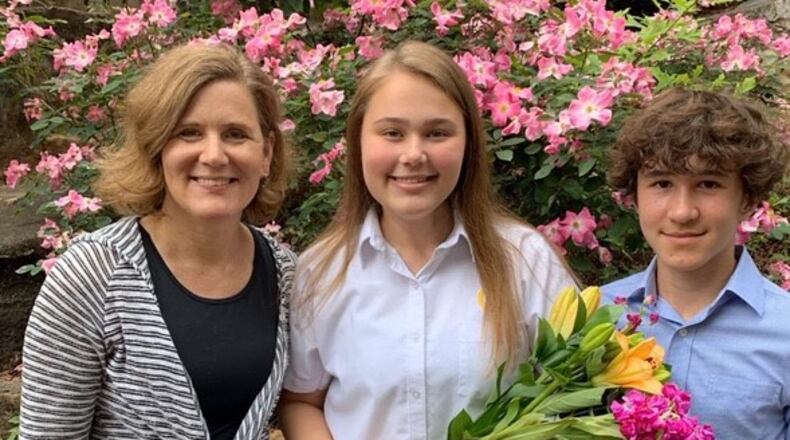 Marni Ratner (left), with her daughter Diana, now 18, and son Daniel, 14. Courtesy of Marni Ratner