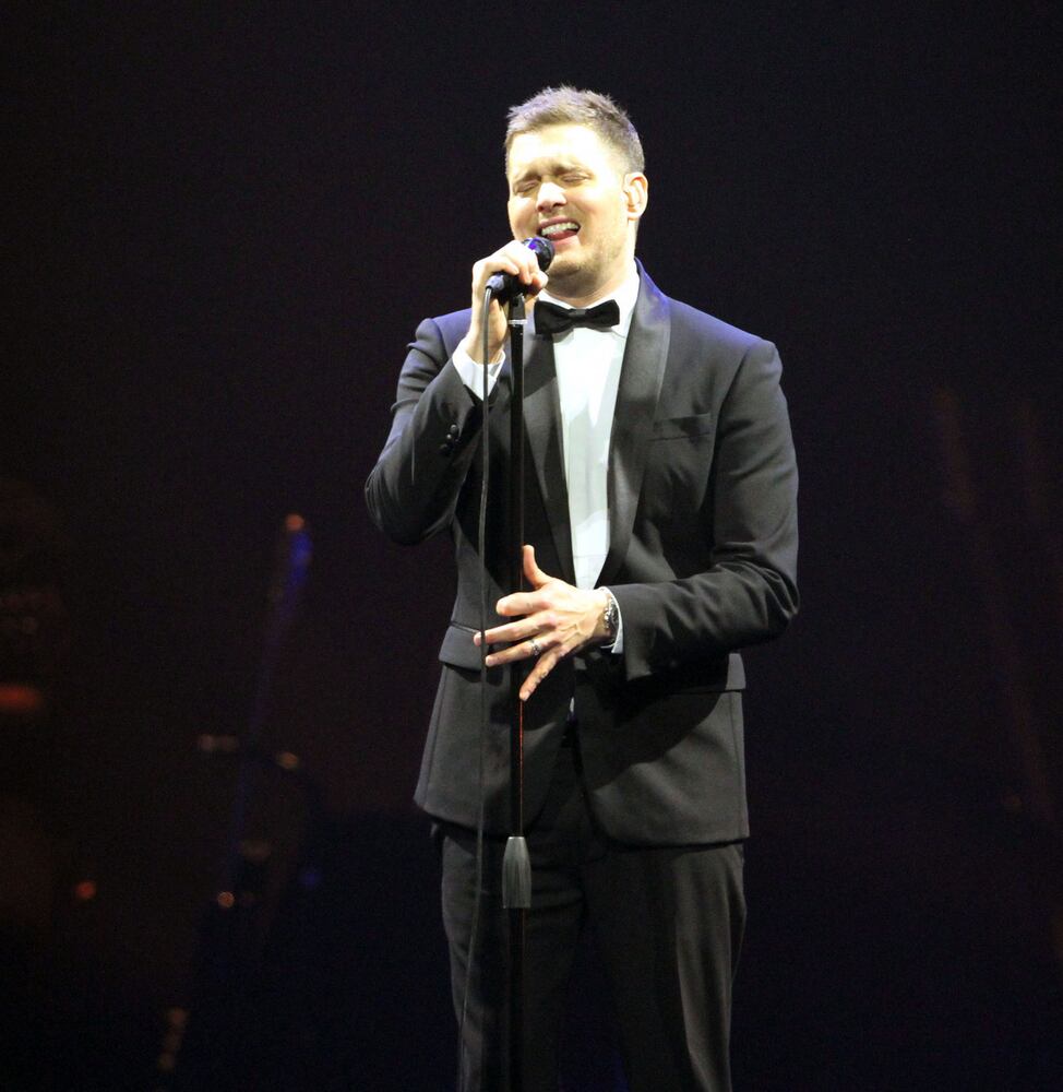 Singer croons to sold-out crowd