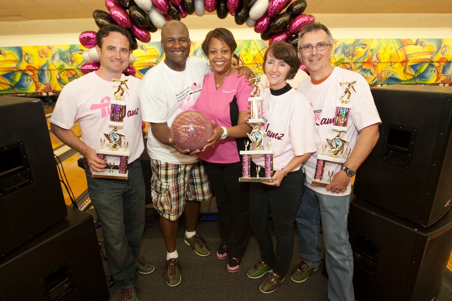 99Jamz Bowling For Breast Cancer at Sparez Bowling