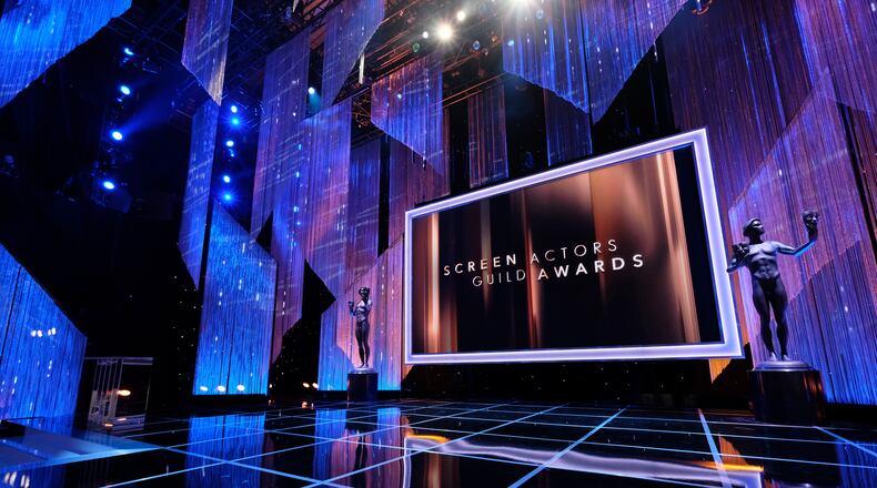 LOS ANGELES, CA - JANUARY 29: A view of the stage during The 23rd Annual Screen Actors Guild Awards at The Shrine Auditorium on January 29, 2017 in Los Angeles, California. 26592_009 (Photo by Dimitrios Kambouris/Getty Images for TNT)