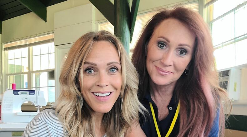 Jessica Milkwich and Cindy Jaynes in Brunswick. Photo courtesy of Jessica Milkwich