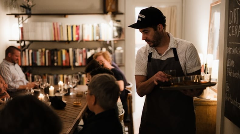 Zach Meloy hosts Mug of the Month supper club at his Dirt Church Ceramics space in Atlanta. / Courtesy of Zach Meloy