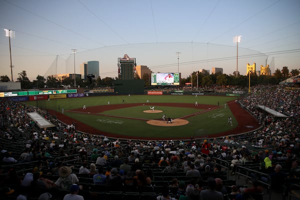 The friendly confines of Sacramento's Sutter Health Park.