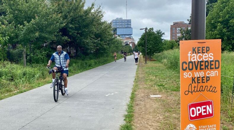 To begin engineering and to ultimately construct rail transit on the BeltLine, MARTA has begun collecting land survey information on the BeltLine Eastside Corridor (next to the Eastside Trail).