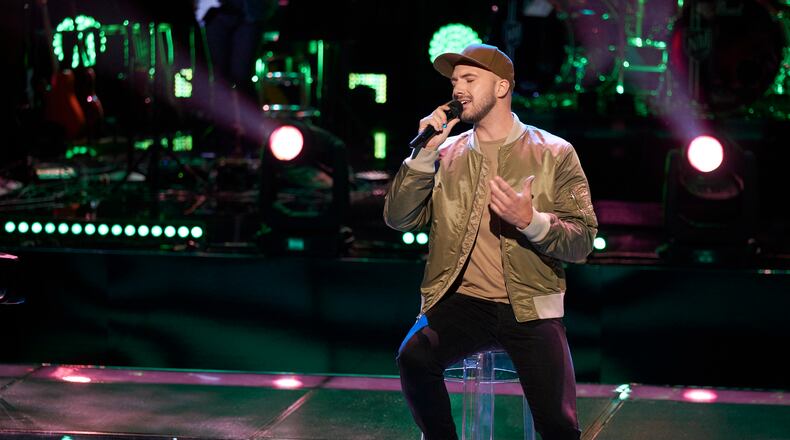 THE VOICE -- ÂKnockout Rounds Episode 1713 -- Pictured: Alex Guthrie -- (Photo by: Tina Thorpe/NBC)
