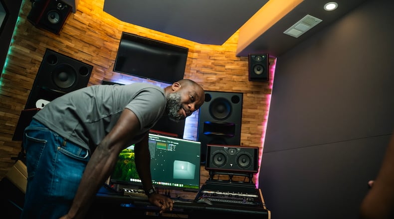 Leslie Brathwaite at Means Street Studios in Midtown.