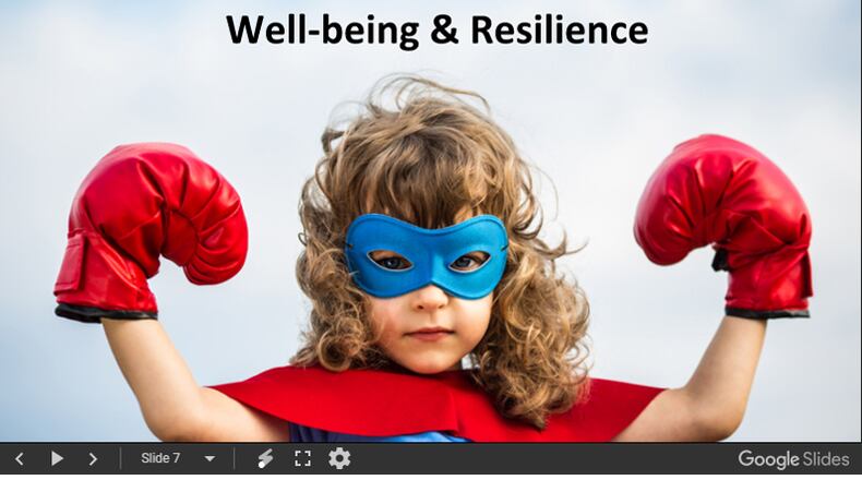 An excerpt from a slide show introducing “iHeart Johns Creek.” City officials seek to promote the community as having “a strategic focus on health care innovation and wellness.” CITY OF JOHNS CREEK
