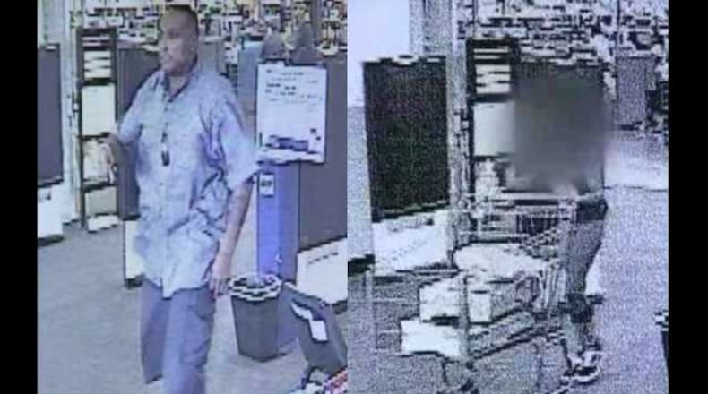 Lawrence Foxx (left) allegedly had his 11-year-old daughter steal hundreds of dollars of work boots from a Gwinnett County Walmart.