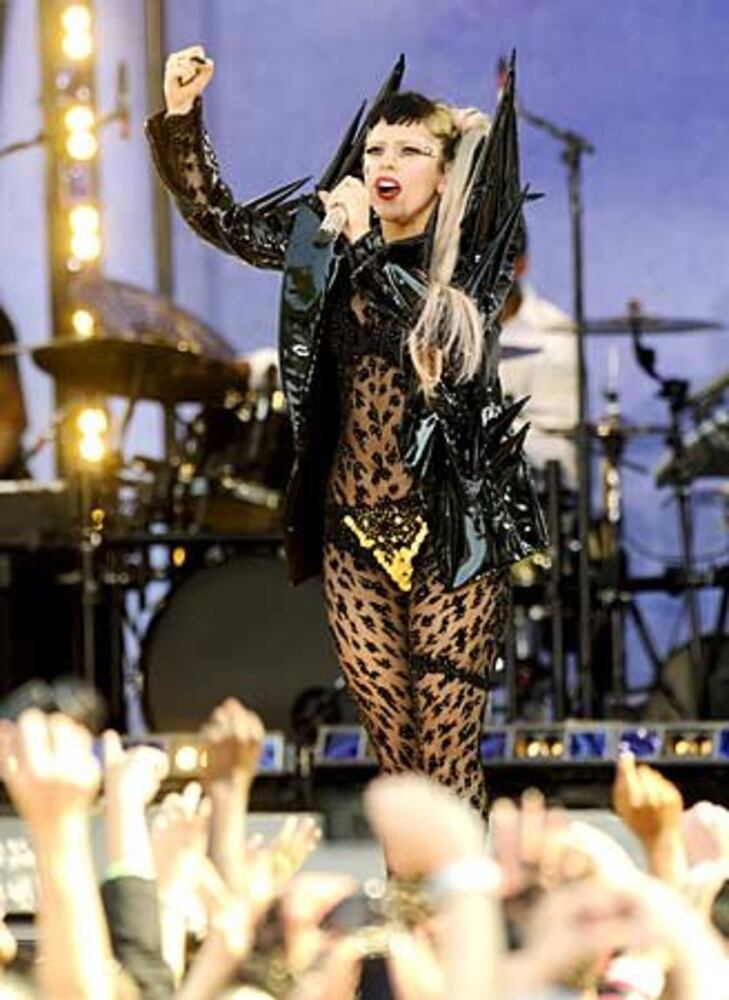 Lady Gaga kicks off "Summer Concert Series"