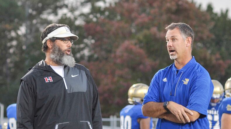 First-year Worth County coach Phillip Ironside (left) takes over for the Rams after 14 seasons at Hillgrove. (File photo)