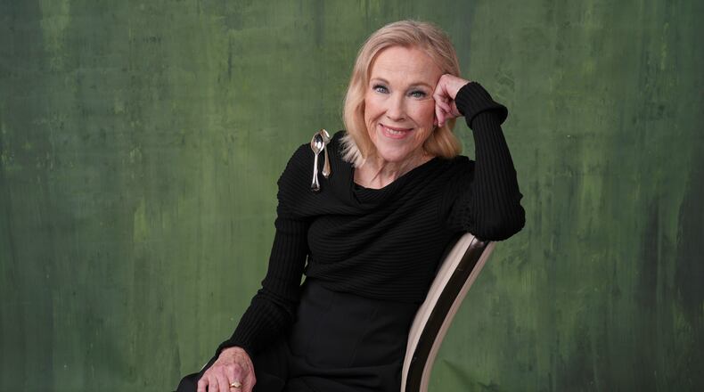 FILE - Catherine O'Hara, a cast member in the Apple+ series "The Studio," poses for a portrait on Thursday, March 20, 2025, in Los Angeles. (AP Photo/Chris Pizzello, File)