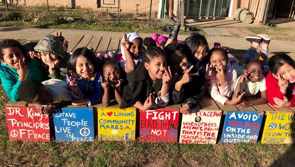 A Willow Branch summer program focused on Dr. Martin Luther King Jr.’s principles of peace. (Star-C)