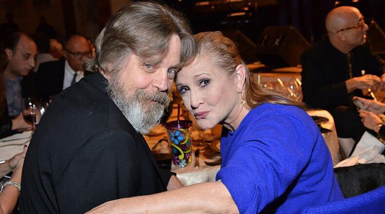 Mark Hamill and Carrie Fisher starred again in the most recent installment of the "Star Wars" saga. Fisher died on Dec. 27, 2016.
