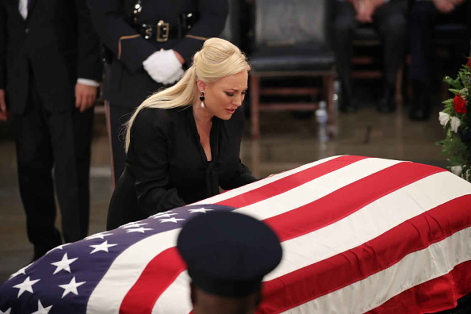 Photos: Sen. John McCain lies in state in U.S. Capitol Rotunda