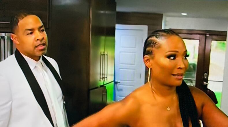 Cynthia Bailey and Mike Hill on "The Real Housewives of Atlanta" for season 13, episode 5 airing January 10, 2021. BRAVO