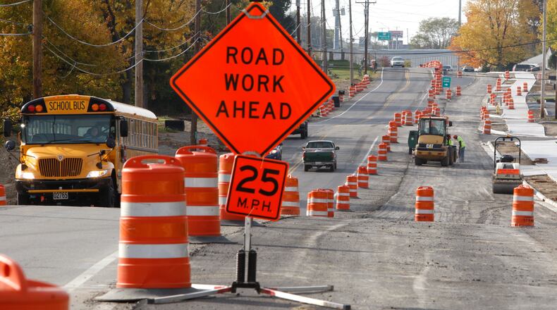 Beavercreek City Council has approved a measure that will lower the speed limit in the Dayton-Xenia Road construction zone for safety reasons. It's the same area where jogger Michelle Hale was struck and killed in August. This view is looking west from Grange Hall Road.