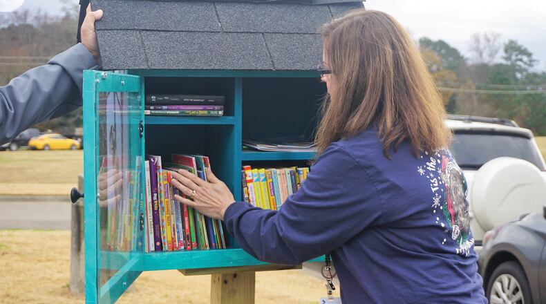 A community- and school-wide effort has put Little Free Libraries at Cherokee County's elementary schools.