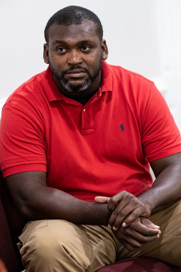 Cordero Foster, a deputy with the Richmond County Sheriff’s Office, said he sought help after witnessing an incident on the job that put him in "a downward spiral.” “I could see all of the accidents that I used to work," he said. "I could see all of the dead bodies. I could see all of the murders.” Ben Gray for the Atlanta Journal-Constitution