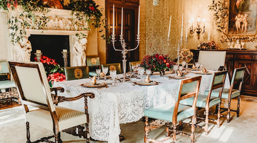 This annual Hills & Dales Estate holiday tour offers a festive way to enjoy lavish decor and seasonal scents, without having to lift a finger to deck the halls. (Courtesy of Hills & Dales Estate)