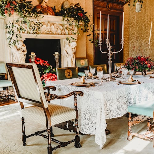 This annual Hills & Dales Estate holiday tour offers a festive way to enjoy lavish decor and seasonal scents, without having to lift a finger to deck the halls. (Courtesy of Hills & Dales Estate)