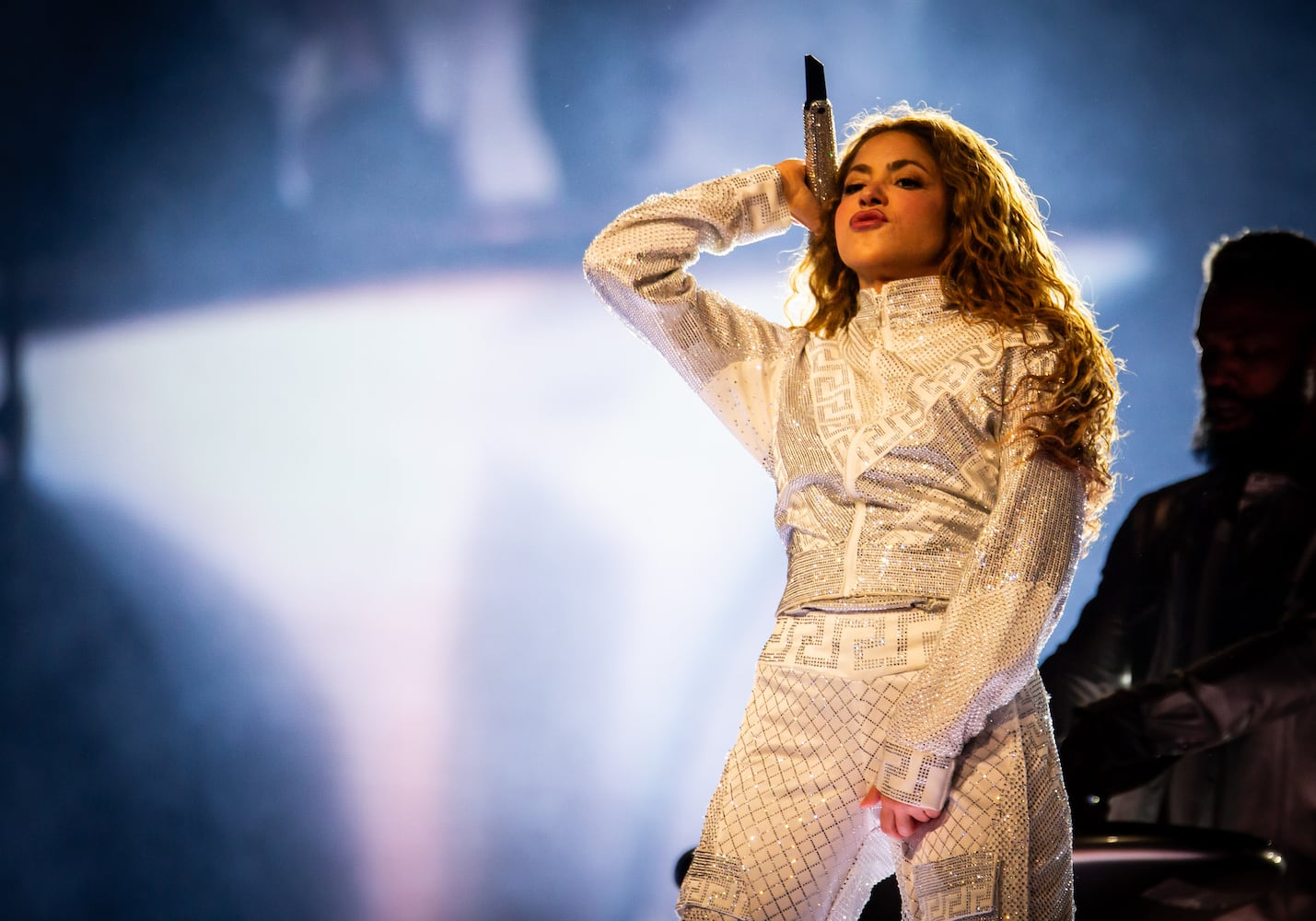 Shakira showcased songs from her latest album, “Las Mujeres Ya No Lloran,” alongside iconic hits from her extensive catalog during Monday night's show at State Farm Arena in Atlanta. (Ryan Fleisher for the AJC)