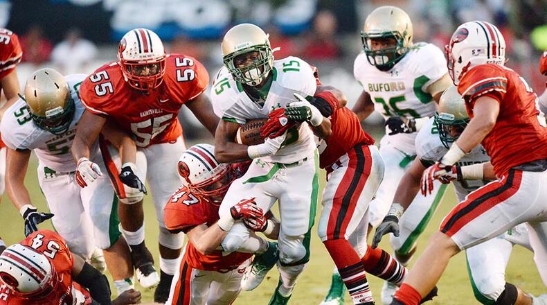 Xavier Gant is a 5-9, 165-pound potential A-back from Buford.