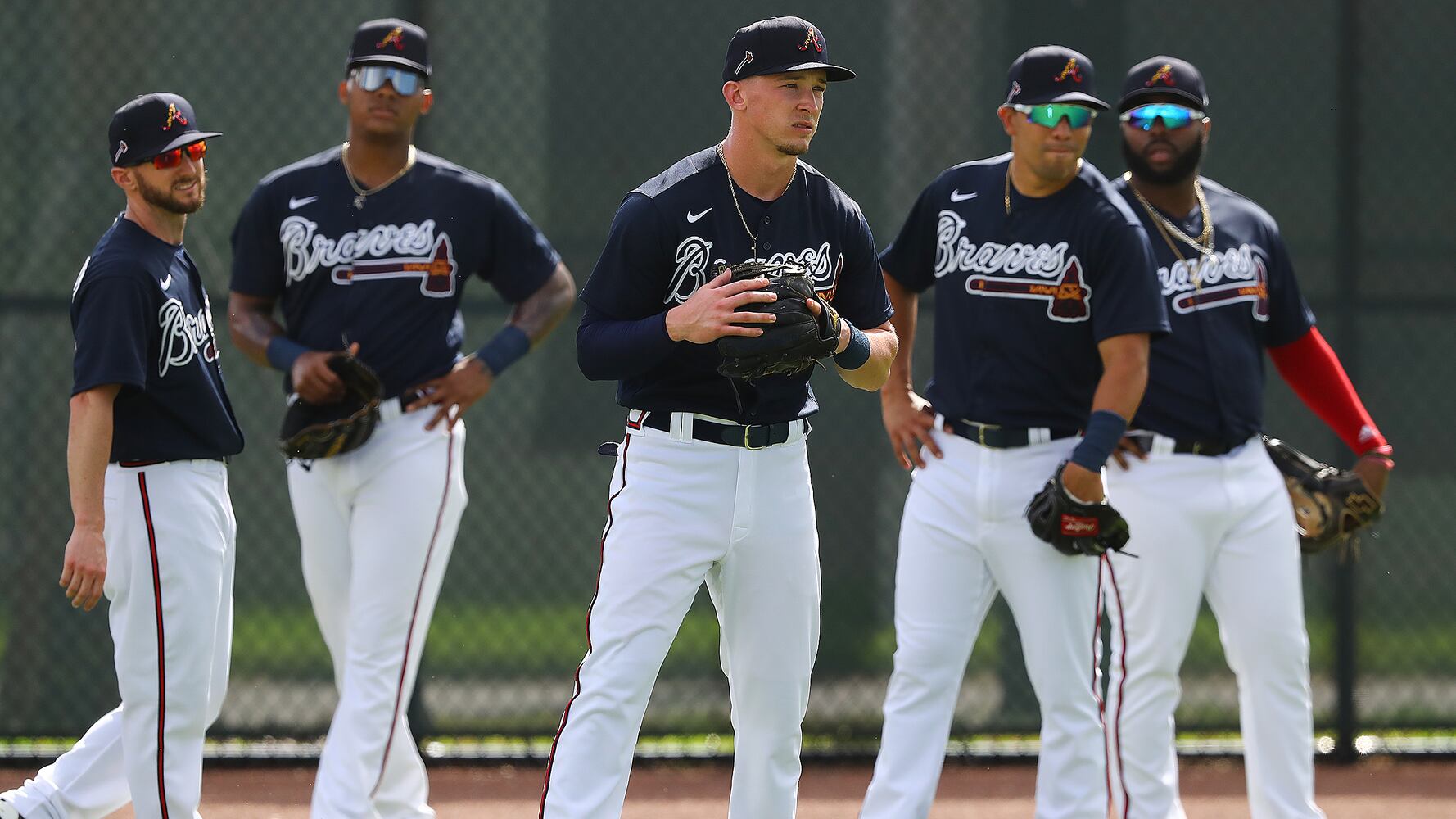 Photos: Braves’ spring training workouts continue in Florida