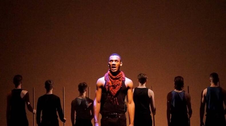 Atlanta native Joseph Wood III performs at the Liverpool Institute for Performing Arts. He won a scholarship from YouthArts, an international organization that promotes and advances young artists in a variety of disciplines. CONTRIBUTED