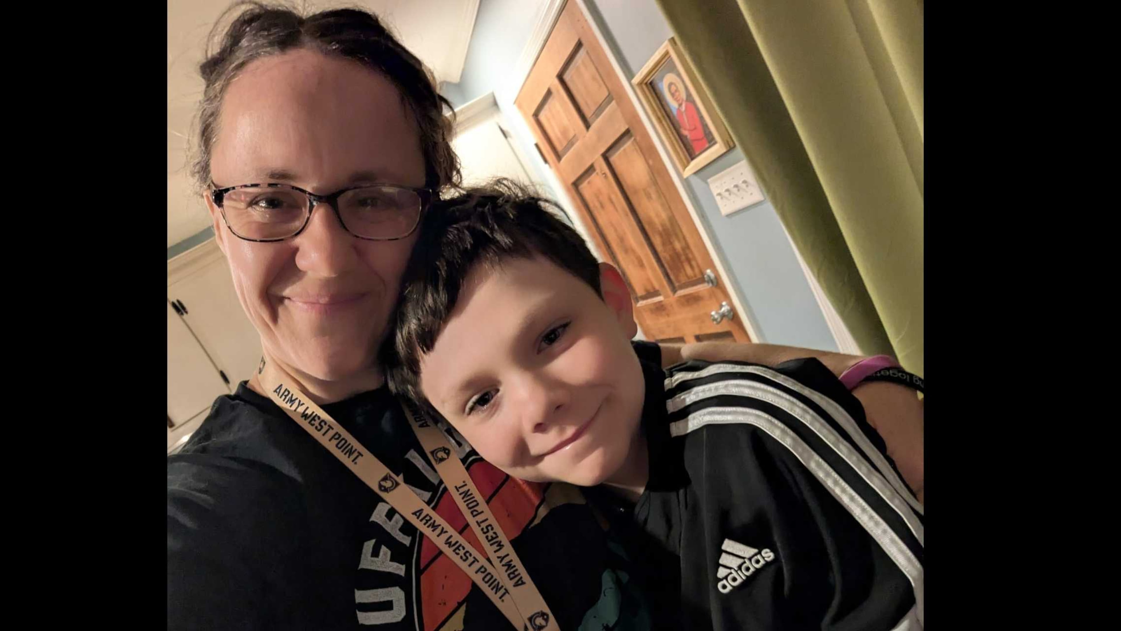 Christy Taylor's son is attending a new school in Fulton County this year after his former school closed at the end of last year. The district is grappling with shrinking enrollment and rising costs, like many school systems in the U.S. (Courtesy of Christy Taylor)