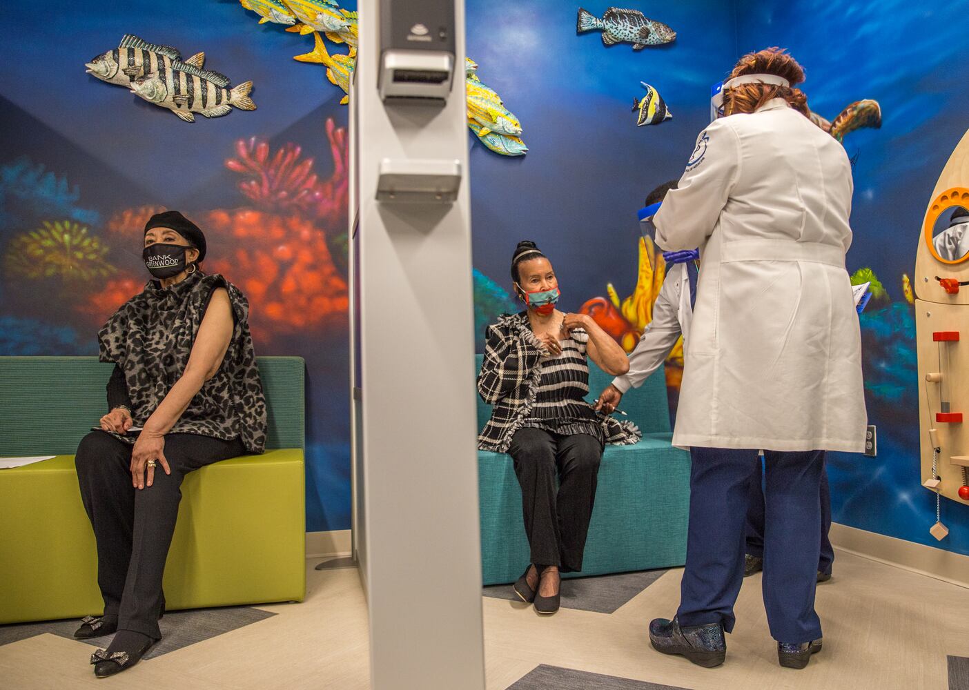 Morehouse vaccinates civil rights leaders