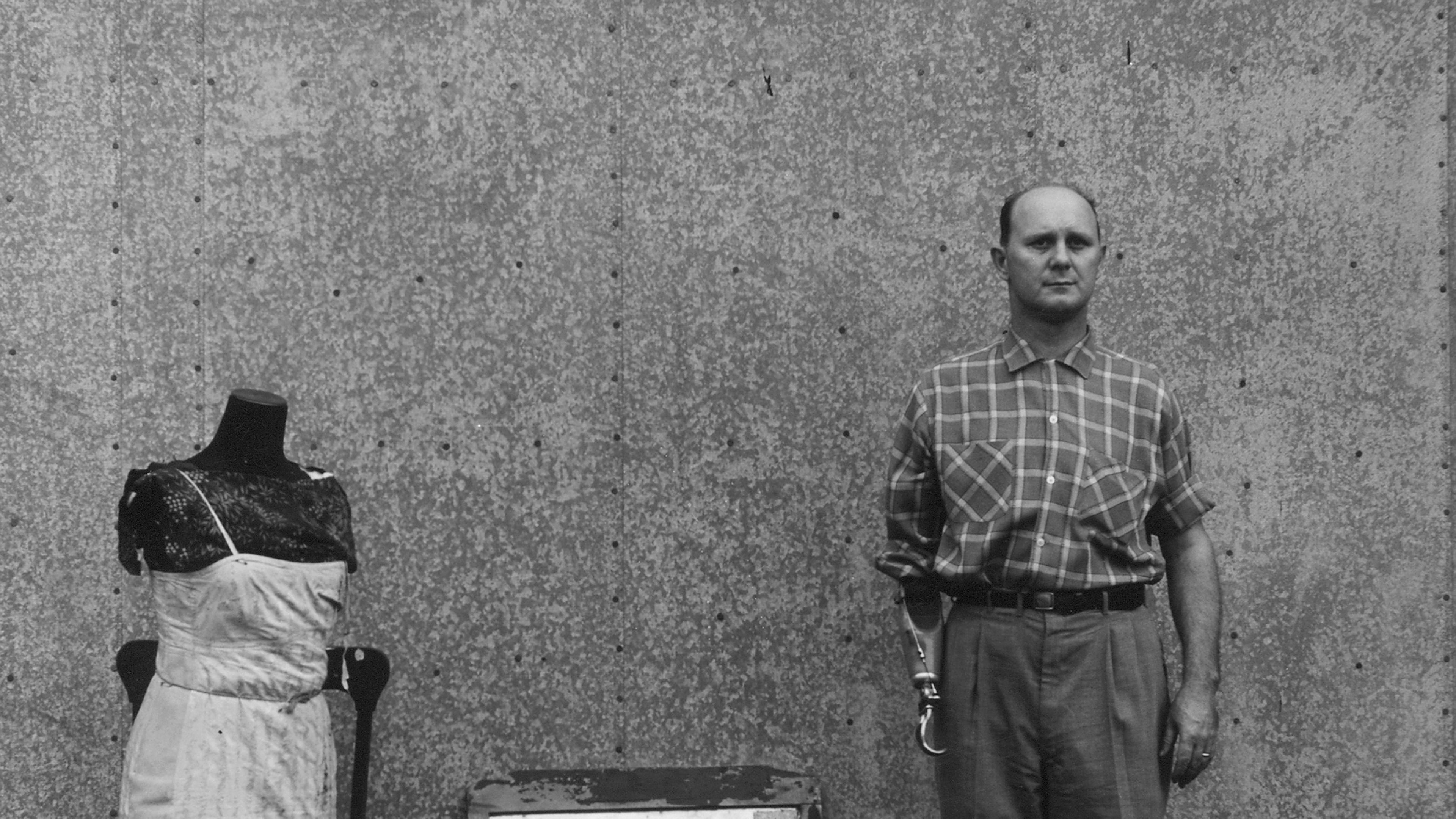 “The Family Album of Ralph Eugene Meatyard” at the High Museum features images of photographer Ralph Eugene Meatyard's friends, family and fellow photographers including "Cranston Ritchie (plate 30)" circa 1958-59, who lost an arm to cancer and died in 1961 from the disease. (Courtesy of High Museum of Art)