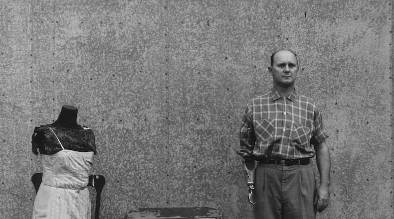 “The Family Album of Ralph Eugene Meatyard” at the High Museum features images of photographer Ralph Eugene Meatyard's friends, family and fellow photographers including "Cranston Ritchie (plate 30)" circa 1958-59, who lost an arm to cancer and died in 1961 from the disease. (Courtesy of High Museum of Art)