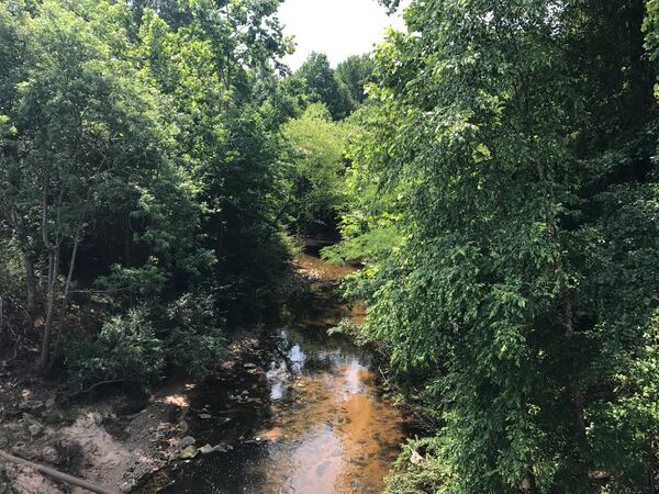 The Flint River just south of Hartsfield-Jackson.