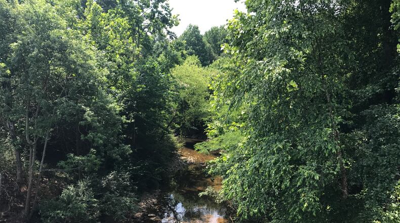 The Flint River just south of Hartsfield-Jackson.