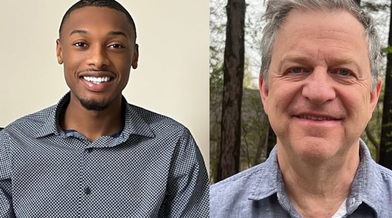 Donovan Thomas (left) and Timothy Pratt are joining the reporting staff for The Atlanta Journal-Constitution, which is a partner with Report for America.