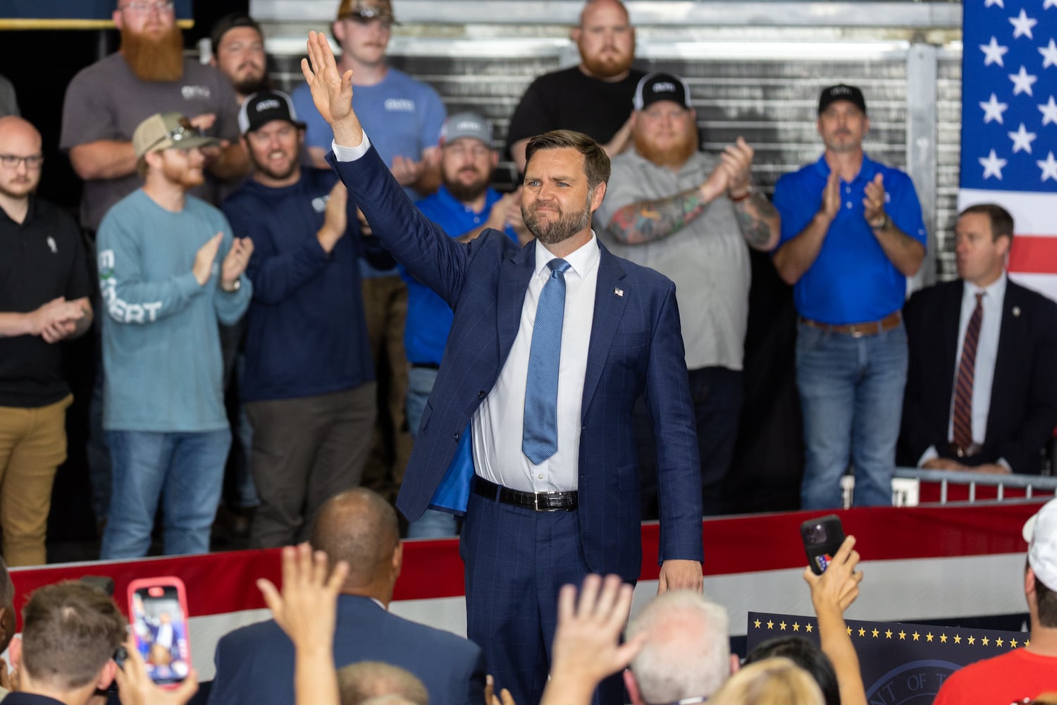 Vance leans into pitchman role for Trump’s tax law in Georgia

