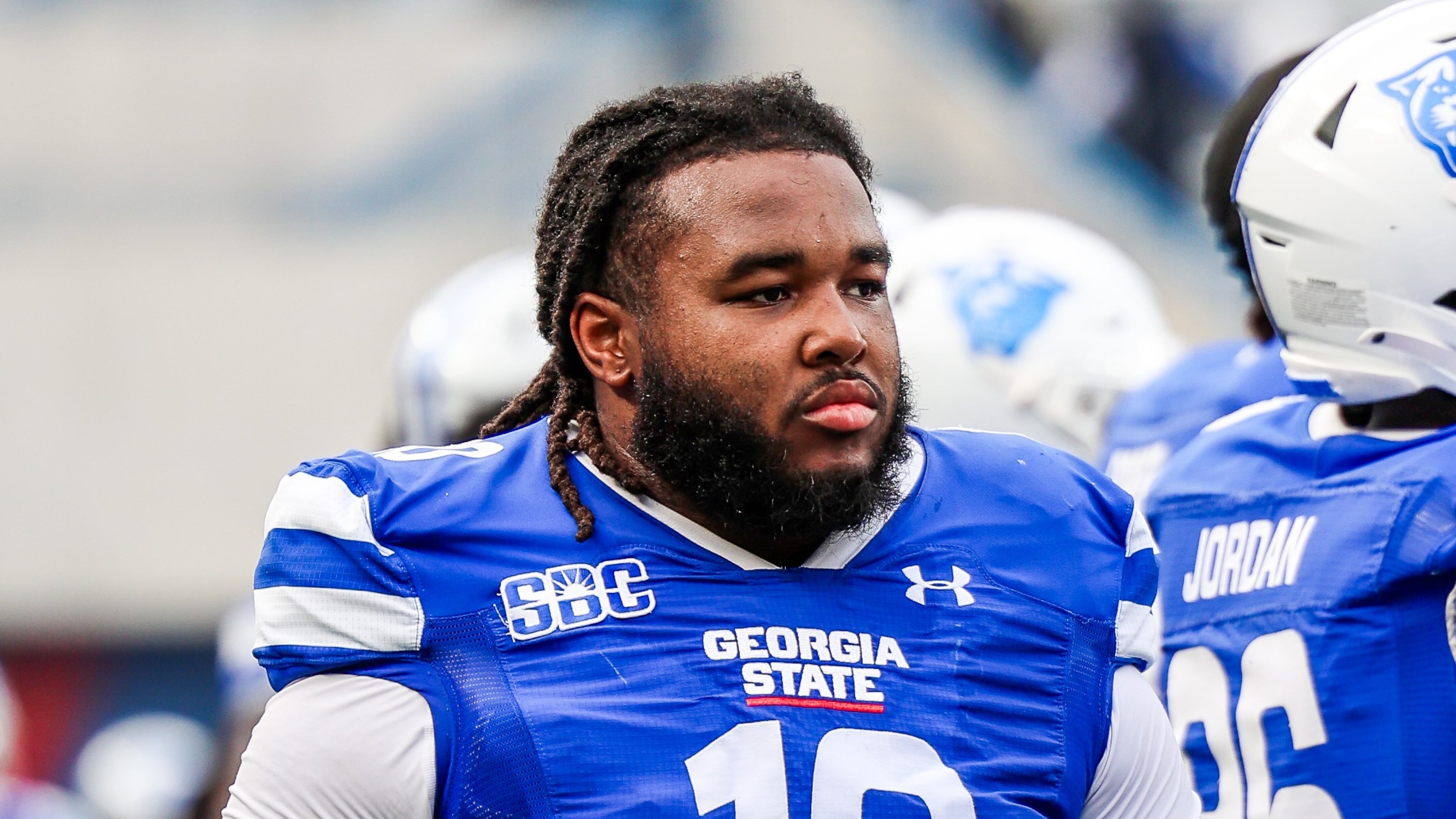 Henry Bryant III has been instrumental in helping solidify the GSU defensive line. (Jett Parker, Georgia State Athletics)