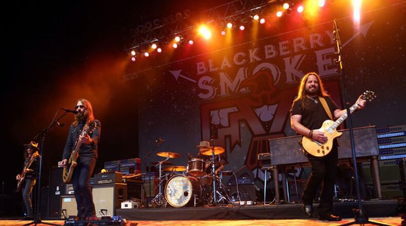 Blackberry Smoke will play its annual holiday concert at the Tabernacle. Photo: Robb Cohen Photography & Video /www.RobbsPhotos.com