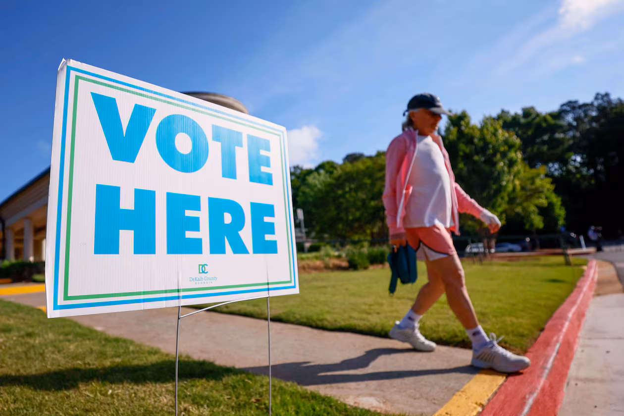 Early voting for the May 19 primary election began April 27. (Miguel Martinez/AAJC)