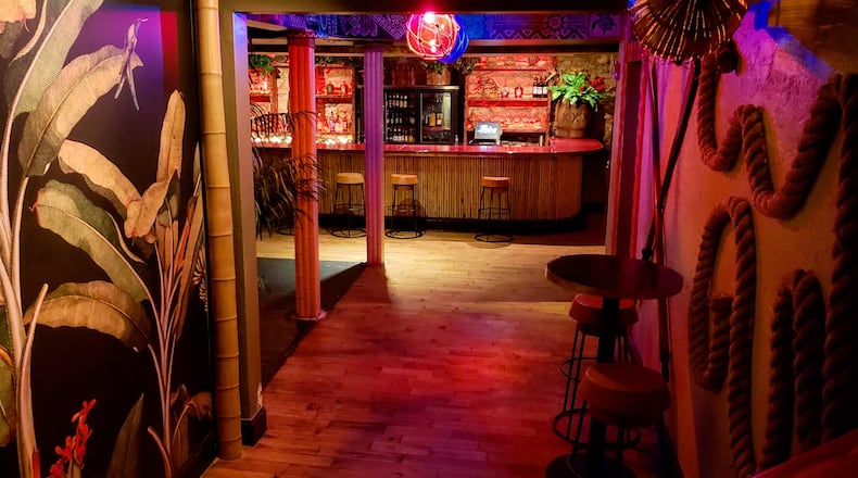 The interior of Tiki Tango in Midtown
