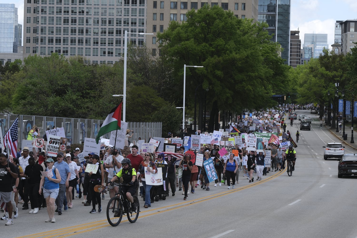 hands off rally