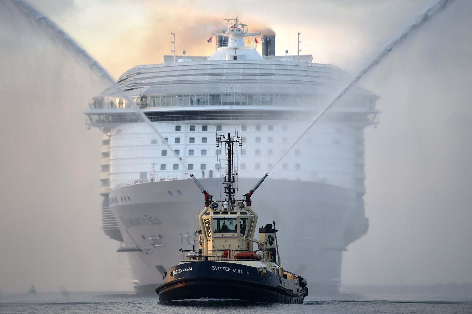 Glimpses of largest cruise ship ever built