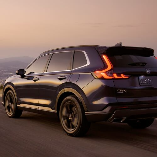 Honda sells its CR-V compact SUV in gas-powered or hybrid form, but says 56% of buyers in April chose the hybrid. (Courtesy of Honda)