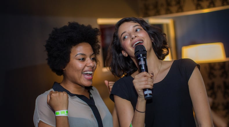 Punch Bowl Social in Cobb County's The Battery Atlanta offers karaoke as well as plenty of games, food and drinks.