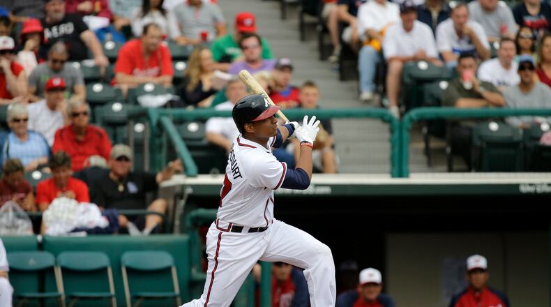Christian Bethancourt's hitting isn't anywhere near as accomplished as his defense, but the Braves catching prospect has shown some improvement at the plate this spring.