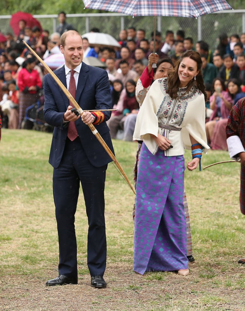 Kate Middleton's fashion in Bhutan