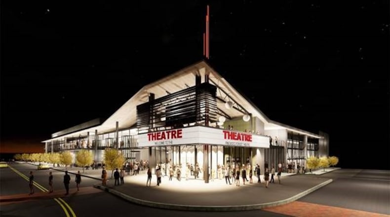 A nine-screen movie theater set for Pinewood Forest in Fayetteville broke ground recently. It's the latest amenity for the 235-acre mixed use development.