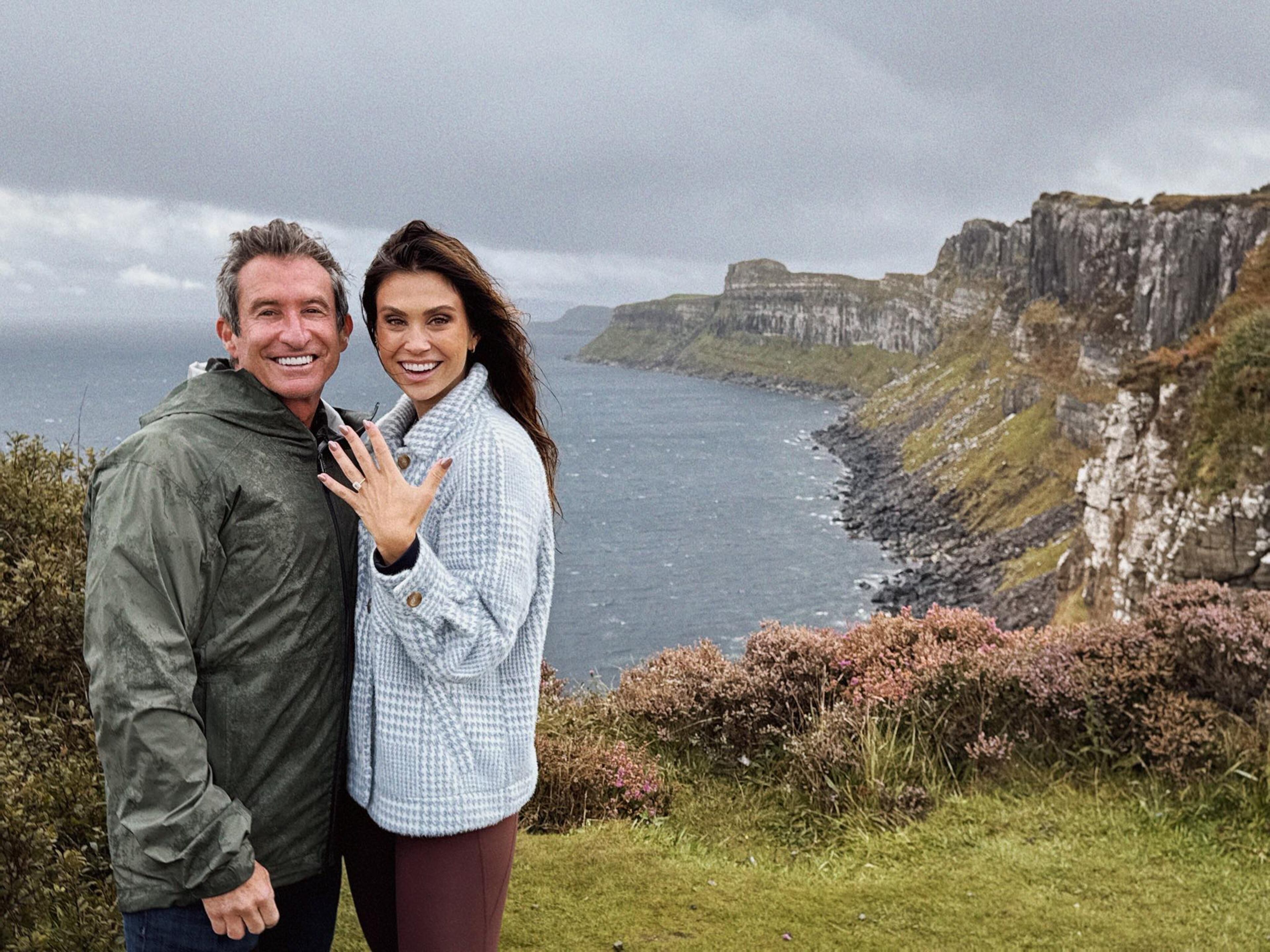 Weiss got engaged to Amanda Coker in Scotland earlier this month. (Courtesy of Bert Weiss)